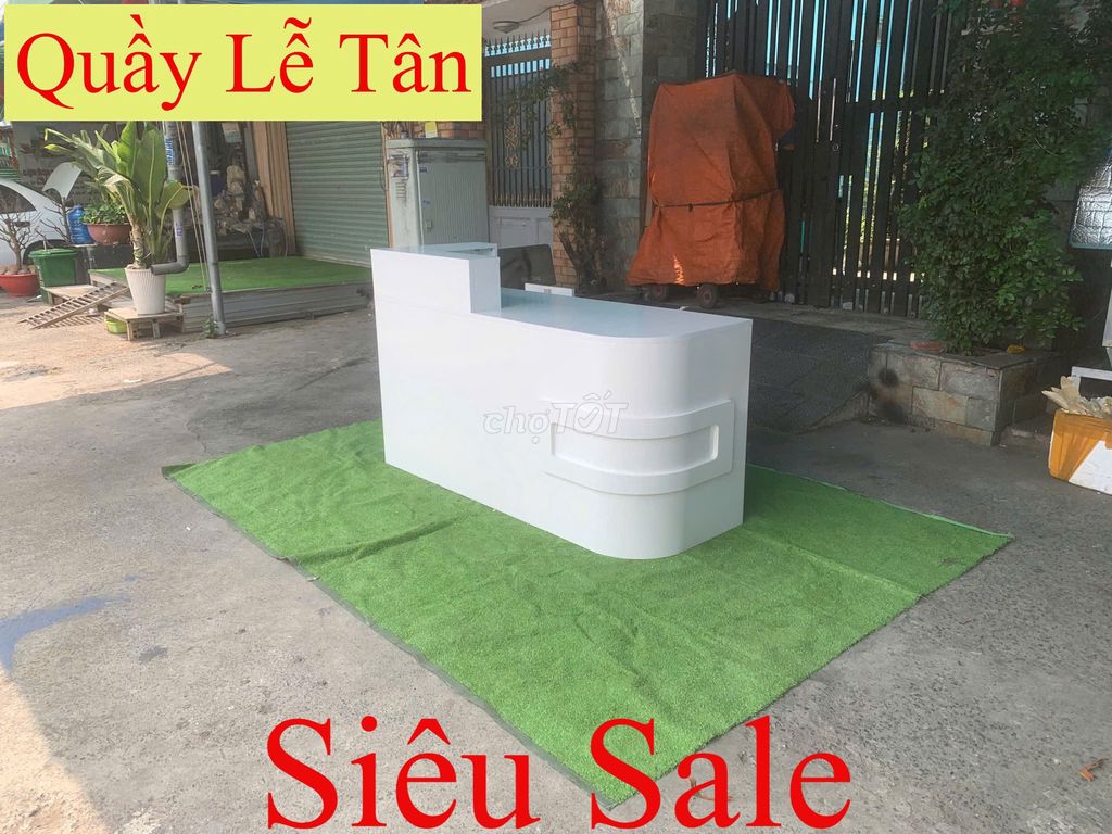 QUẦY LỄ TÂN= QUẦY LỄ TÂN= QUẦY LỄ TÂN= QUẦY 1M6=20. Mua bán Đồ dùng văn phòng tại Quận 8 Tp Hồ Chí Minh được đăng bởi Hàng Thanh Lý 268 hình 1
