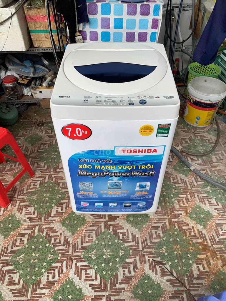 Máy giặt Toshiba 7kg còn giặt tốt