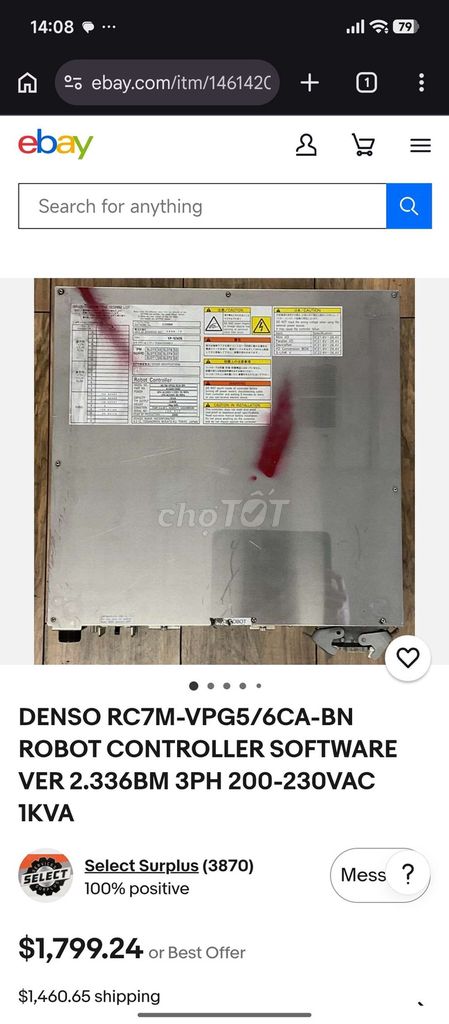 DENSO RC7M-VPG5/6CA-BN. Mua bán Đồ chuyên dụng, Giống nuôi trồng tại Quận 5 Tp Hồ Chí Minh được đăng bởi hồng phi hình 1