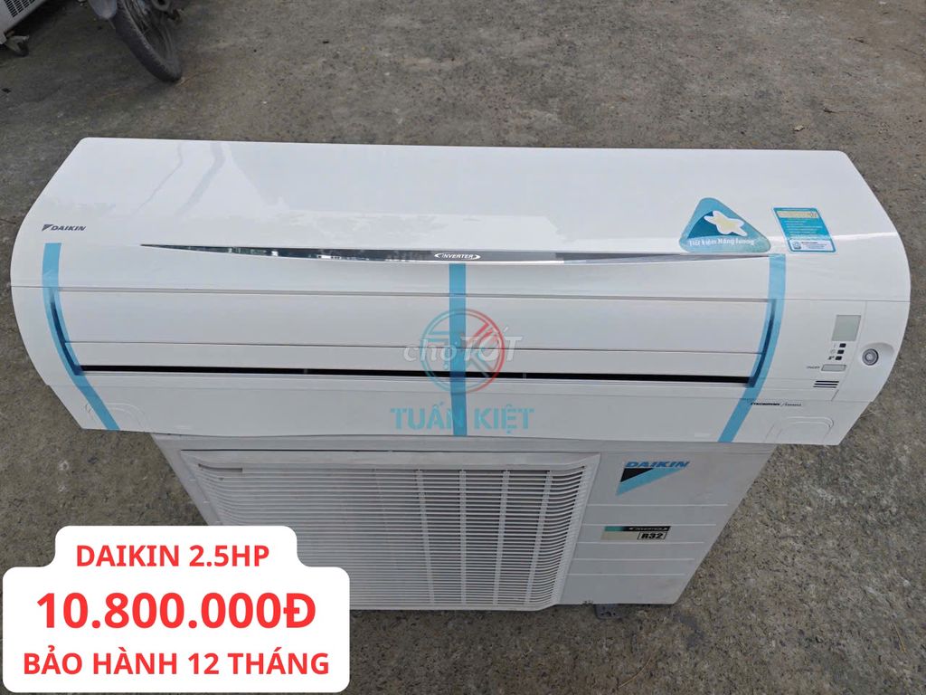 Máy lạnh Daikin 2.5 HP Inverter. Mua bán Máy lạnh, điều hoà tại Huyện Bình Chánh Tp Hồ Chí Minh được đăng bởi Điện Máy Tuấn Kiệt hình 1