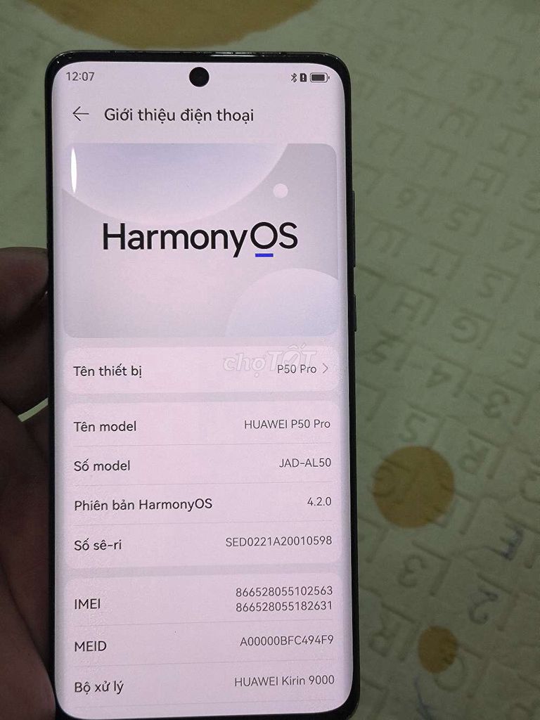 Huawei P50 Pro 256GB Đen Kirin 9000. Mua bán Điện thoại tại Quận Hoàng Mai Hà Nội được đăng bởi Nguyennoi hình 1