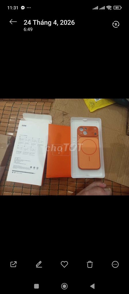 Ốp lưng iPhone Pro Max Kính Cam+ cường lực. Mua bán Phụ kiện (Màn hình, Chuột...) tại Huyện Quảng Điền Thừa Thiên Huế được đăng bởi hàng boom lazada hình 1