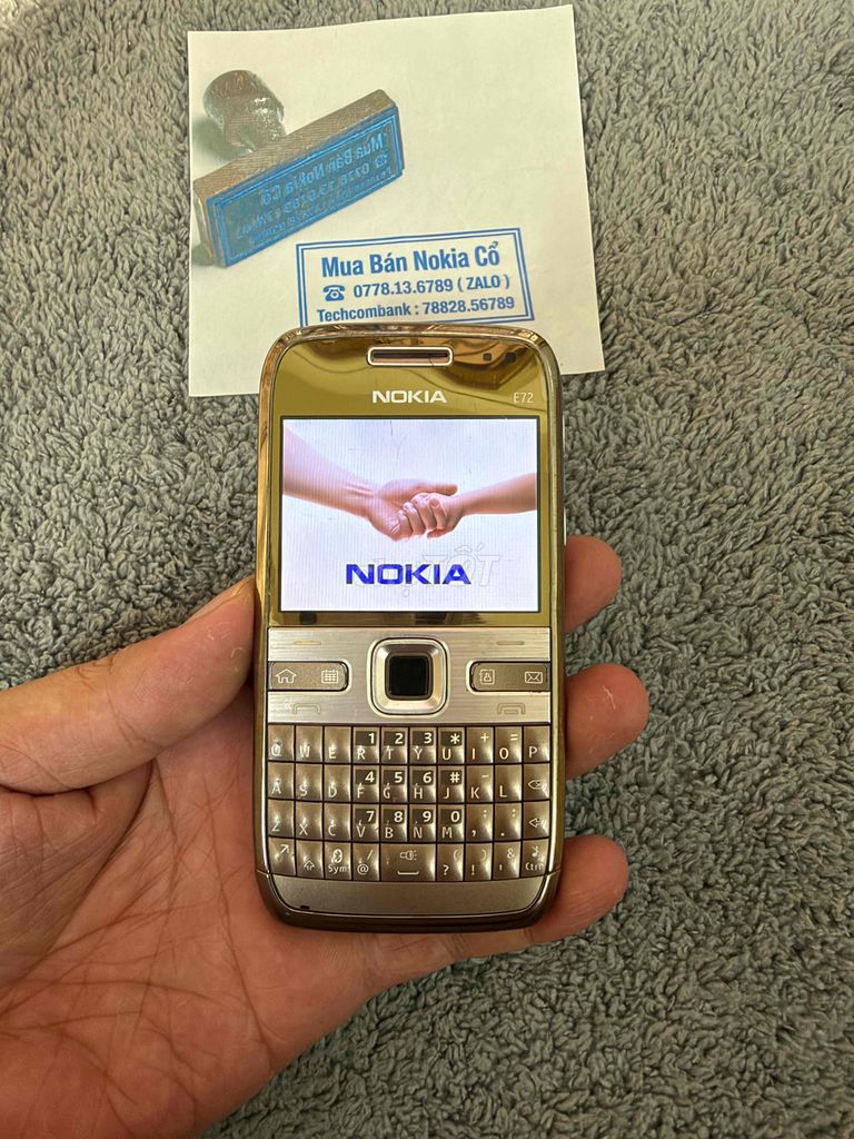 e72 gold zin made Korea xtay. Mua bán Điện thoại tại Quận 10 Tp Hồ Chí Minh được đăng bởi Mua Bán Nokia Cổ hình 1