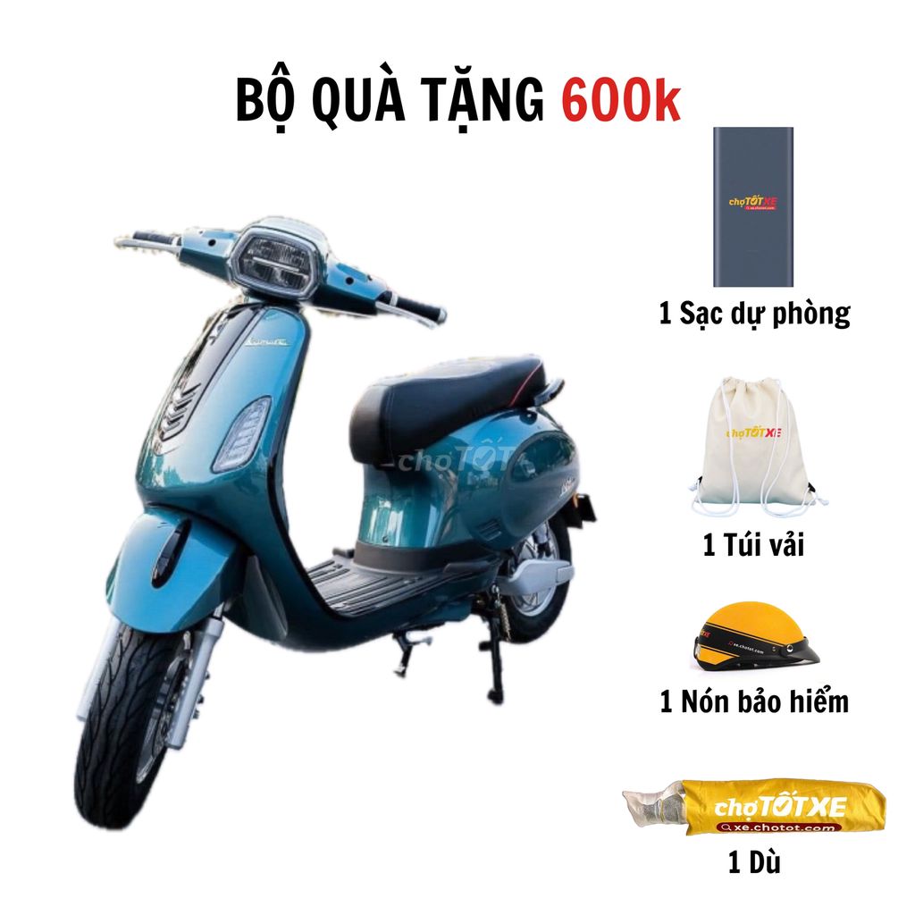 XE ĐIỆN VESPA VQ6 PIN LFP TRẢ GÓP LÃI SUẤT THẤP