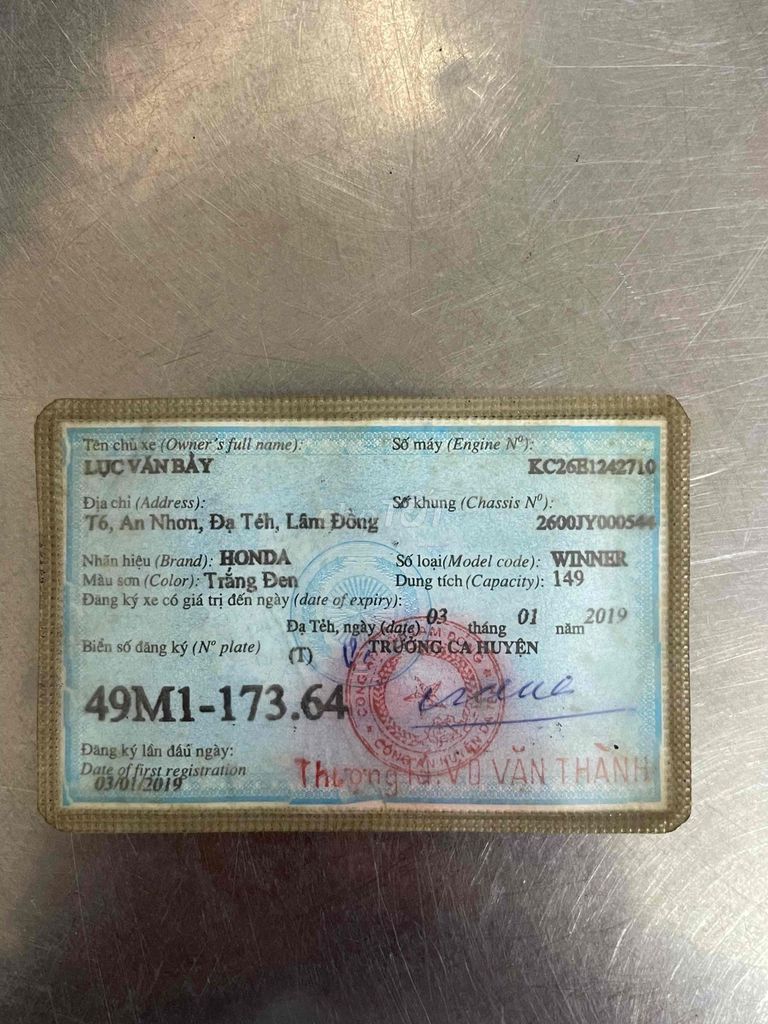 WINNER 2019 BS 49 HỖ TRỢ GÓP OĐ CÓ GL ĐỖI XE. Mua bán Xe máy tại Huyện Hóc Môn Tp Hồ Chí Minh được đăng bởi Khaianh  hình 5