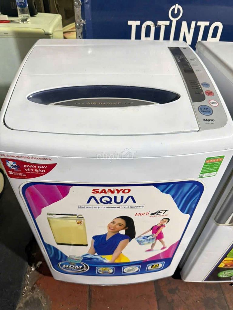 Máy giặt Sanyo Trắng. Mua bán Máy giặt tại Quận 7 Tp Hồ Chí Minh được đăng bởi Điện Lạnh Giá Tốt hình 1