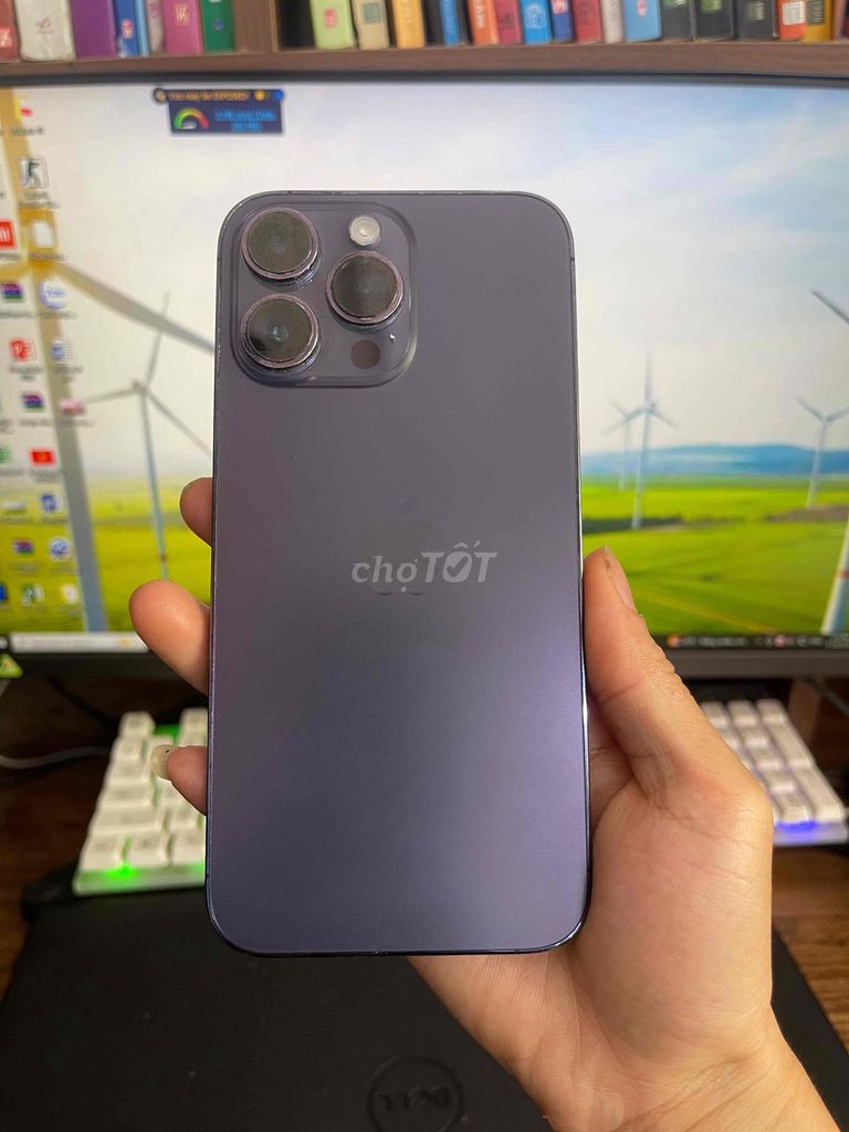 14 Pro Max 128GB Tím Màn GX Sofd OLED có khay sim. Mua bán Điện thoại tại Quận Lê Chân Hải Phòng được đăng bởi Huy Tưởng Mobile hình 1
