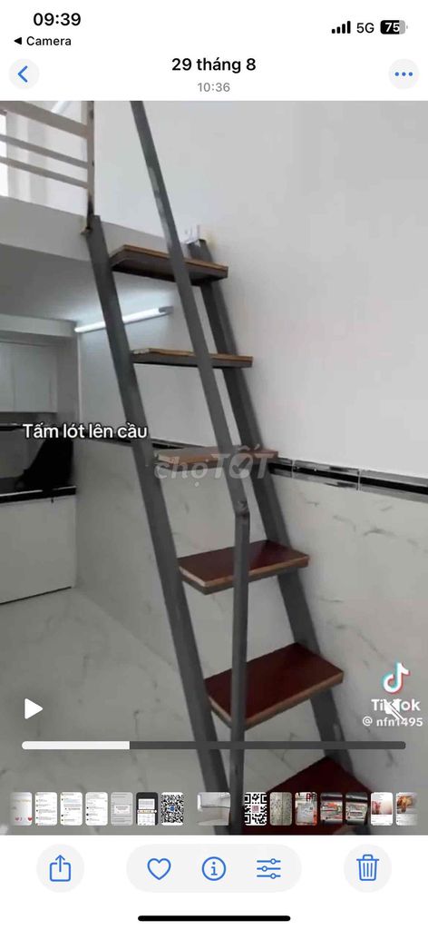 Аренда · 1 комн. · 20 м² · Quận 8, ул. Đường Âu Dương Lân