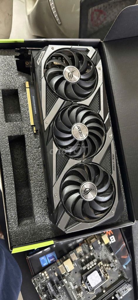 Card đồ họa ASUS ROG Strix RTX 3080 10GB. Mua bán Linh kiện (RAM, Card...) tại Quận Thanh Xuân Hà Nội được đăng bởi Phùng Mạnh Hùng hình 1
