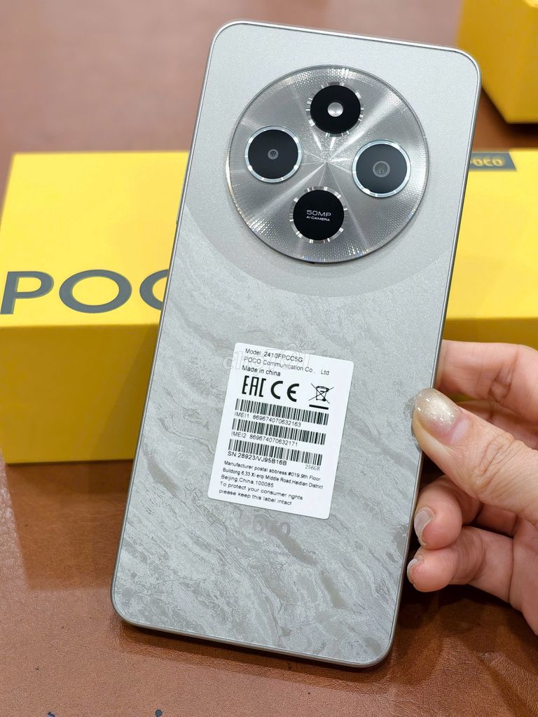 Poco C75 bản quốc tế 8-256gb Bạc Fullbox đẹp 99%. Mua bán Điện thoại tại Quận Đống Đa Hà Nội được đăng bởi Hn Store hình 1