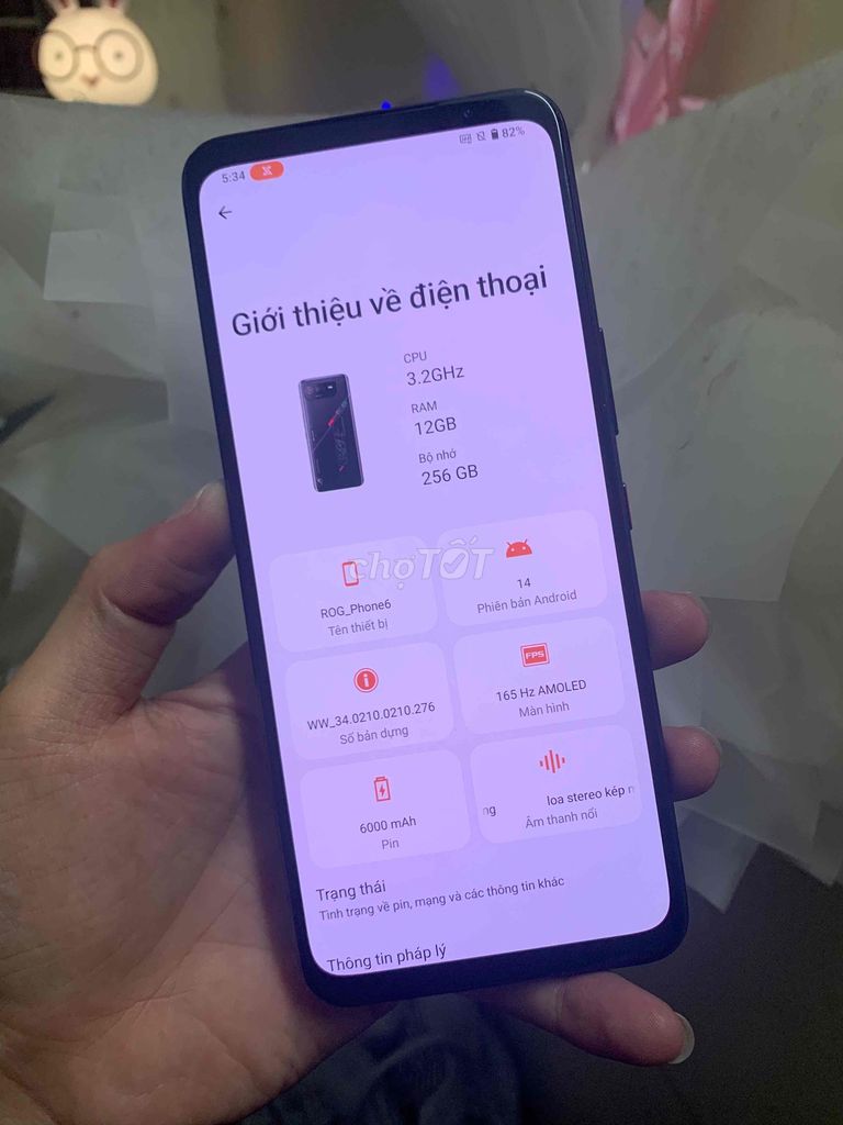 ROG Phone 6. Mua bán Điện thoại tại Quận Nam Từ Liêm Hà Nội được đăng bởi Phạm Hùng hình 1