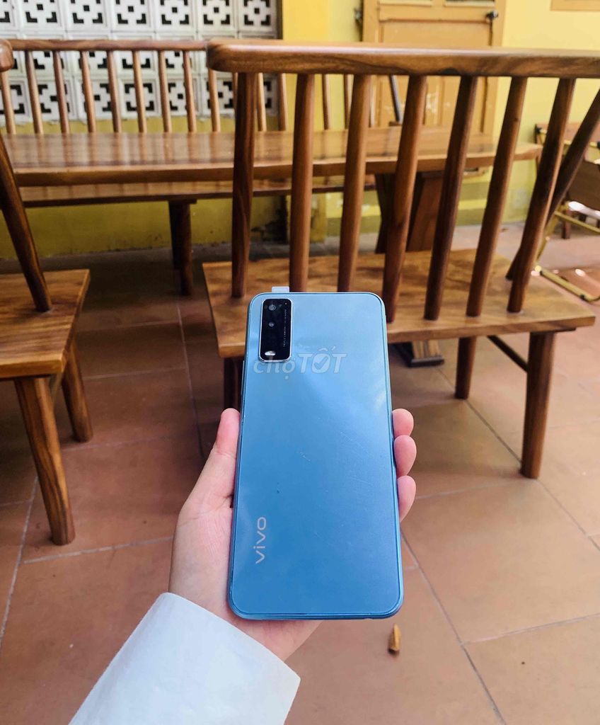 Vivo V12A-S Xanh Đẹp Xài Full. Mua bán Điện thoại tại Thành phố Thủ Đức Tp Hồ Chí Minh được đăng bởi Thanh Trúc  hình 1