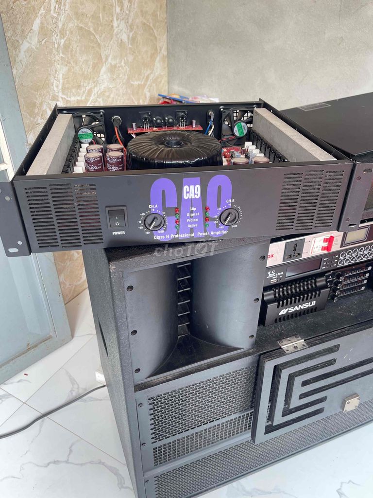 Cục đẩy CA9 2 kênh Đen Như mới. Mua bán Tivi, Âm thanh tại Huyện Bù Đốp Bình Phước được đăng bởi Trang hình 1
