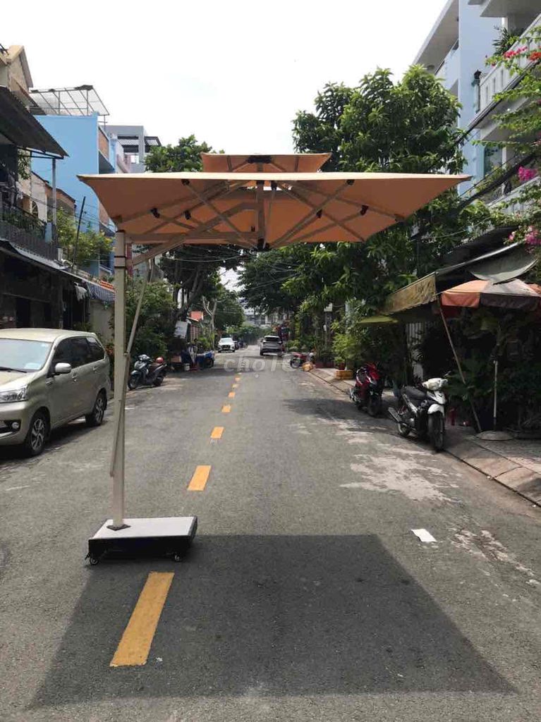 Dù lệch tâm Vải dù Nhiều màu. Mua bán Nội thất, đồ gia dụng khác tại Thành phố Vũng Tàu Bà Rịa - Vũng Tàu được đăng bởi Dù cà phê hình 1