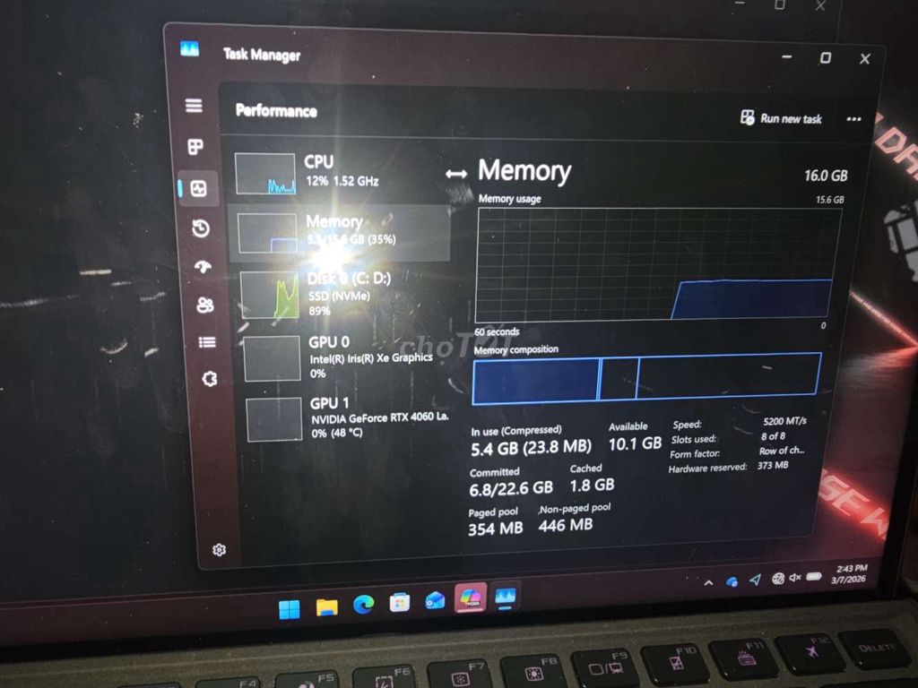 Asus Flow Z13 2023 i9 13900H 16GB. Mua bán Laptop tại Quận 10 Tp Hồ Chí Minh được đăng bởi Hoa Nguyen hình 1