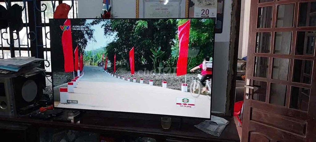 Tivi Samsung 55Q6F 4K 2025 Điều khiển giọng nói. Mua bán Tivi, Âm thanh tại Quận Hoàng Mai Hà Nội được đăng bởi Điện Máy Tivi hình 1