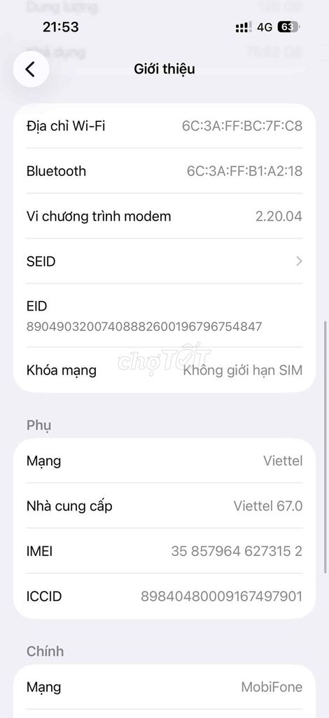 Apple iPhone 16 Pro 128GB Trắng. Mua bán Điện thoại tại Huyện Chơn Thành Bình Phước được đăng bởi Chan Đô hình 1