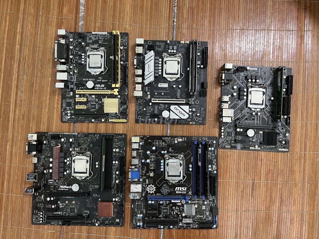 Bo mạch chủ ASRock B150M Pro4V. Mua bán Linh kiện (RAM, Card...) tại Huyện Ứng Hòa Hà Nội được đăng bởi Anh Hoa hình 1