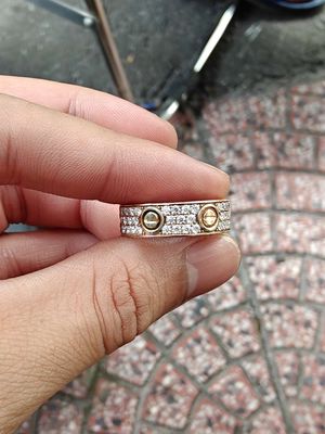 Nhẫn vàng hồng Kim Cương Moissaine. Mua bán Phụ kiện thời trang khác tại Quận Bình Tân Tp Hồ Chí Minh được đăng bởi Trang Sức Nhật Thanh Loan