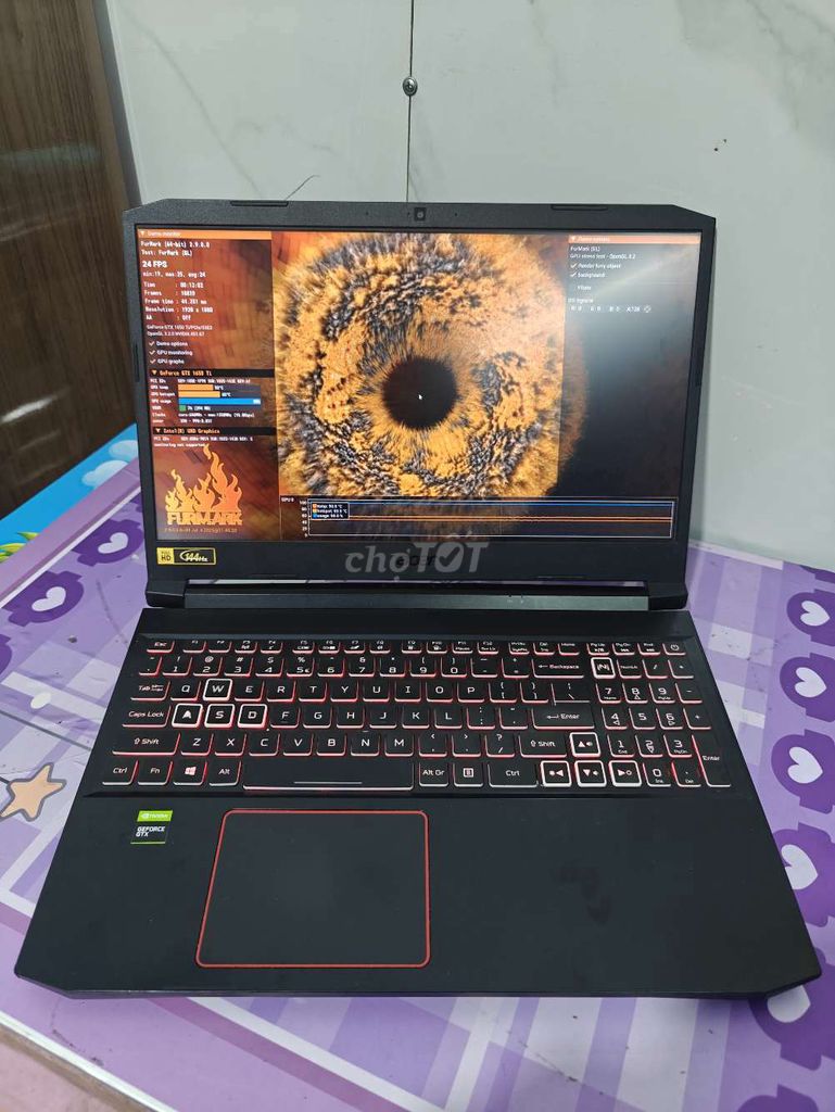 Acer AN515-55 i5-10300H/8G/256G/GTX 1650 Ti/144Hz. Mua bán Laptop tại Quận 12 Tp Hồ Chí Minh được đăng bởi Cầm Đồ Thanh Lý hình 1