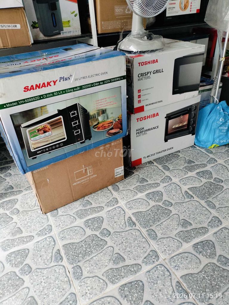 Lò nướng điện Sanaky VH-5099S2D 50 lít. Mua bán Bếp, lò, đồ điện nhà bếp tại Quận Cẩm Lệ Đà Nẵng được đăng bởi Điện Máy Thái Hiền hình 1