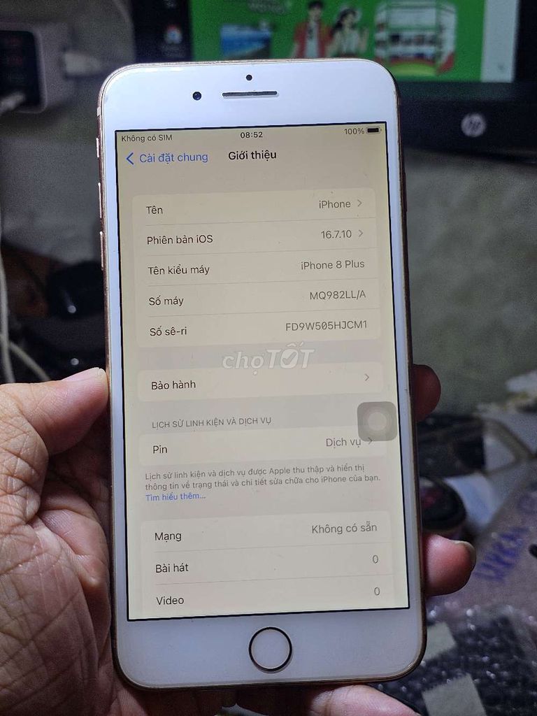 iPhone 8 Plus 64GB LLA mỹ zin toàn bộ . Mua bán Điện thoại tại Quận 8 Tp Hồ Chí Minh được đăng bởi Thiên Hòa mobile  hình 1