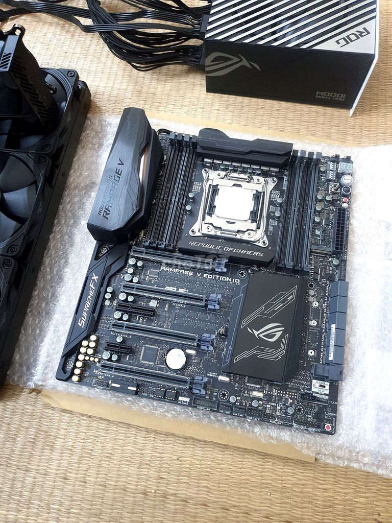 Mainboard Asus Rampage V Edition 10 X99 Đen. Mua bán Linh kiện (RAM, Card...) tại Quận Hải An Hải Phòng được đăng bởi TN hình 1