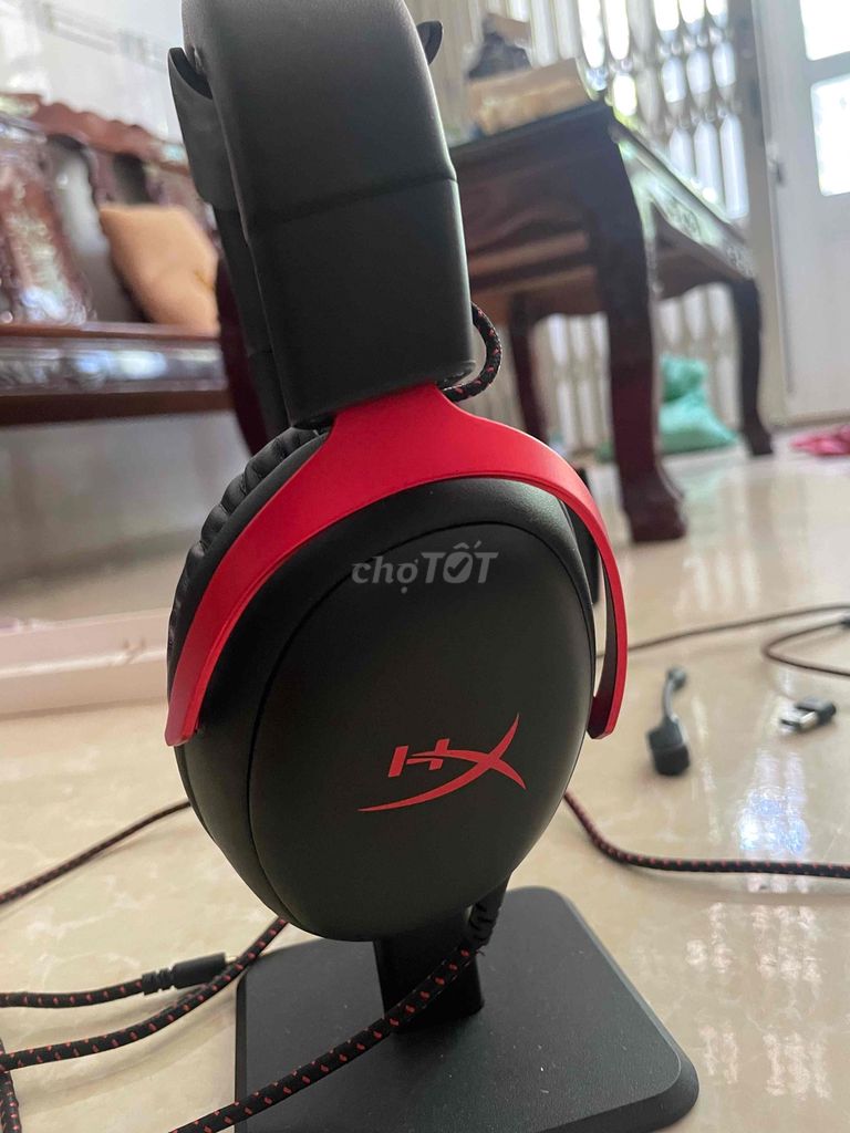 Tai nghe HyperX Cloud III Đen Đỏ. Mua bán Tivi, Âm thanh tại Thành phố Bạc Liêu Bạc Liêu được đăng bởi Huy Quang hình 1