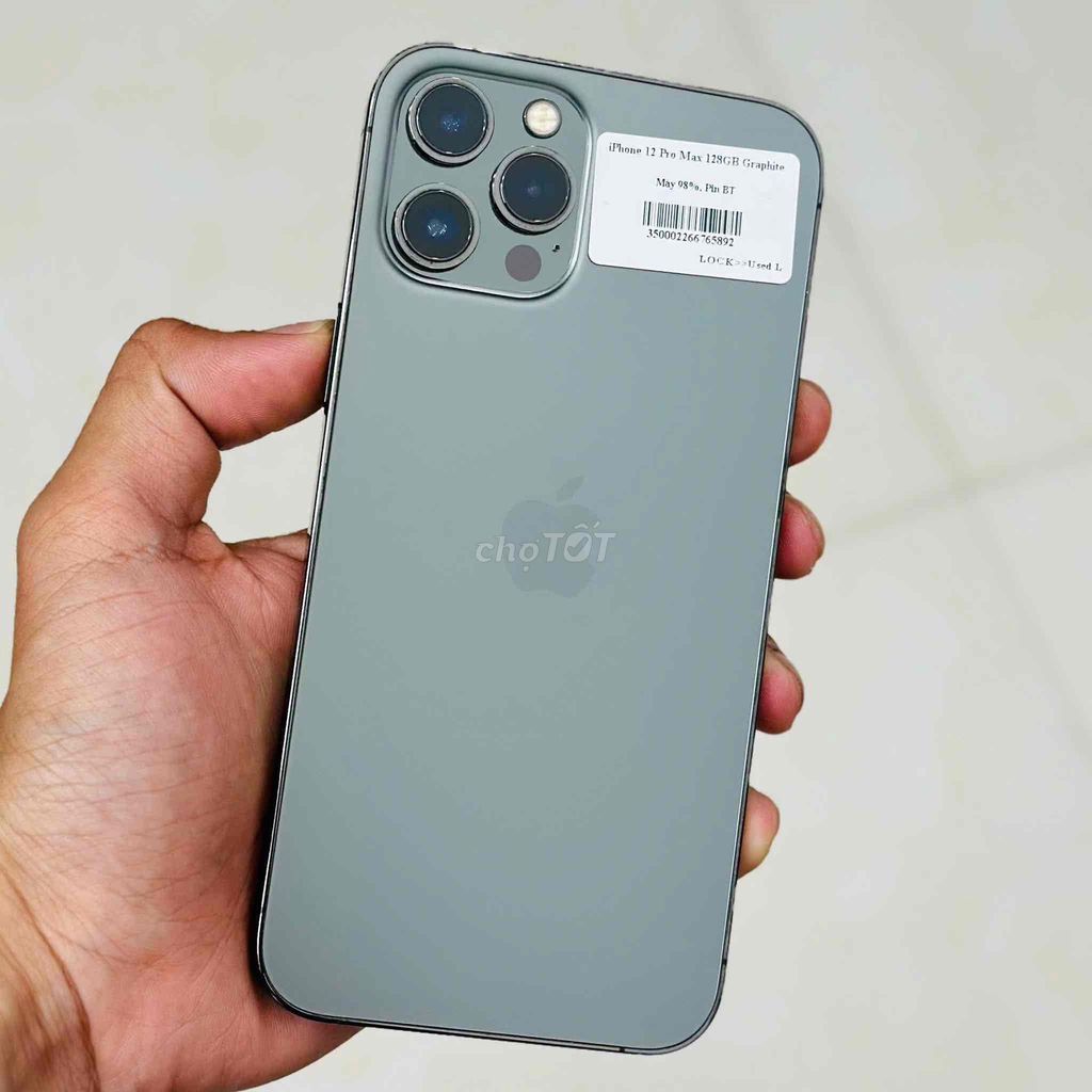 Apple iPhone 12 Pro Max 128GB Xám Đã sử dụng. Mua bán Điện thoại tại Thành phố Vinh Nghệ An được đăng bởi Sangg Dau Cao hình 1