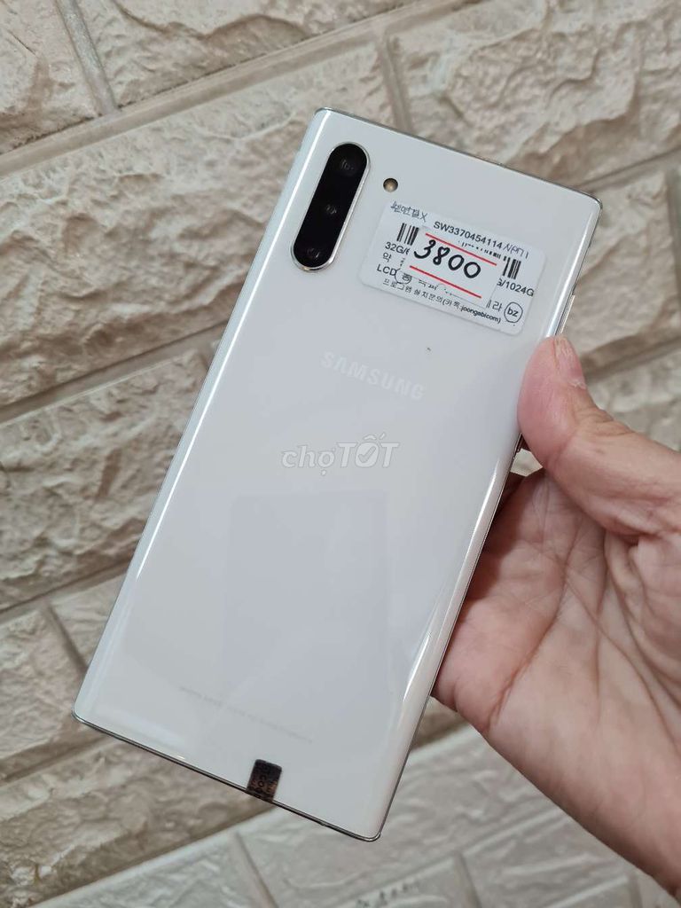 Galaxy Note10 5G màu trắng bản Hàn 1sim 12/256gb