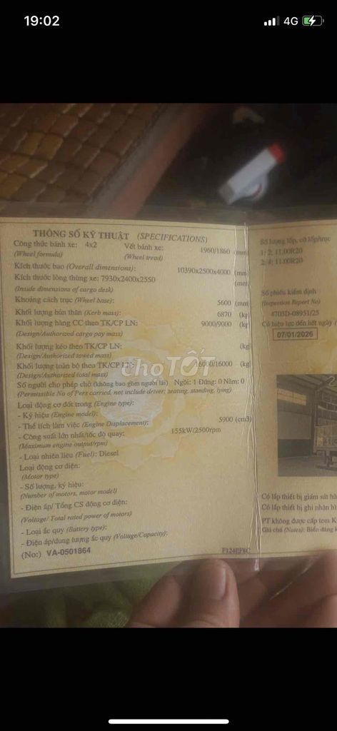 Dongfeng tải trong 9t sản xuất 2013. Mua bán Xe tải, xe ben tại Huyện Bình Chánh Tp Hồ Chí Minh được đăng bởi Dương Ôtô  hình 5