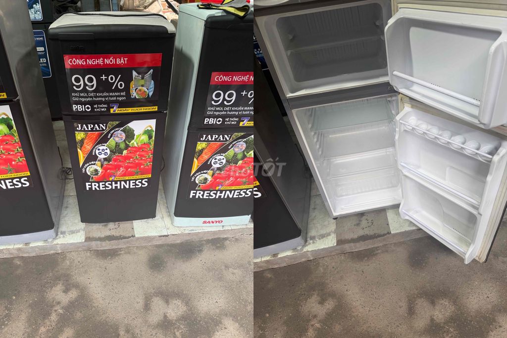 Tủ lạnh Sanyo 120L 1tr2 máy móc zin bh 3 tháng. Mua bán Tủ lạnh tại Thành phố Thủ Đức Tp Hồ Chí Minh được đăng bởi đỗ thị mai  hình 1