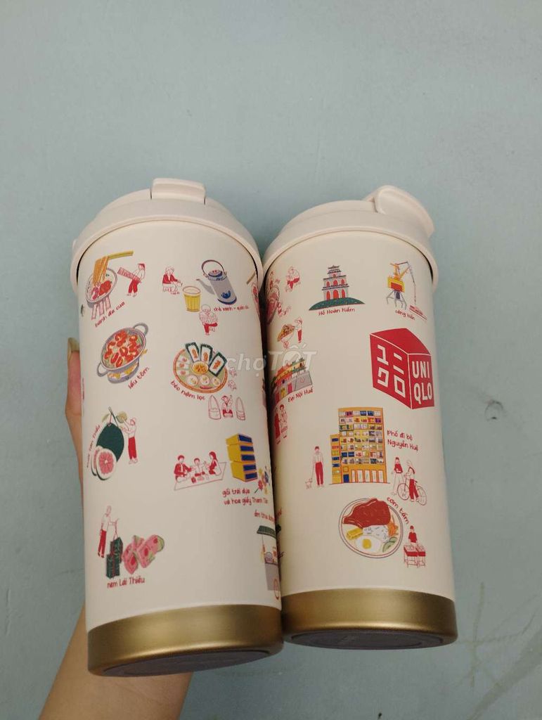 Ly giữ nhiệt Uniqlo Inox 316 500ml. Mua bán Dụng cụ nhà bếp tại Quận 5 Tp Hồ Chí Minh được đăng bởi Thanh Tâm  hình 1