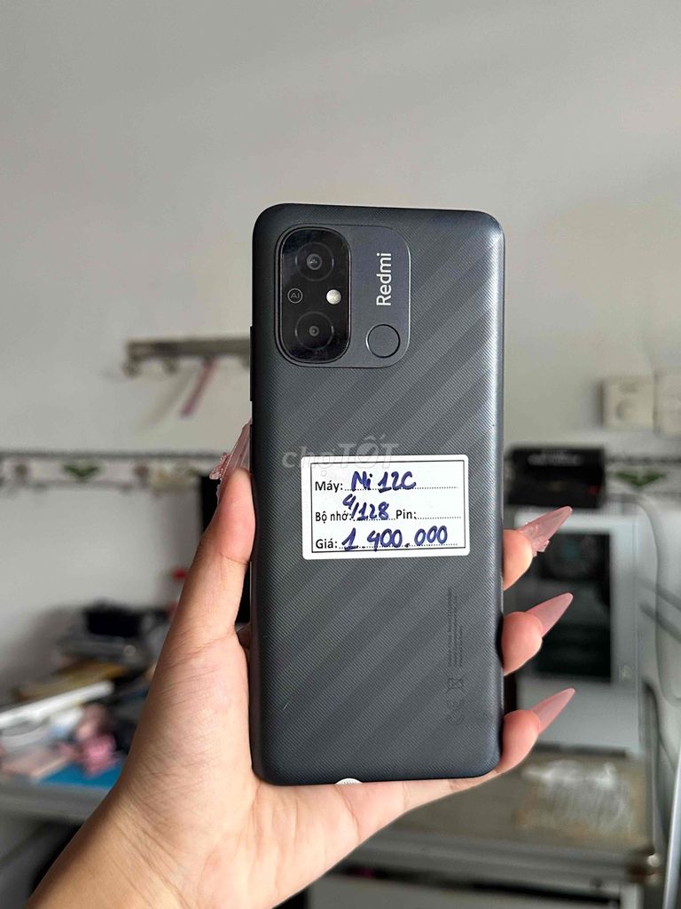 Xiaomi Redmi 12C 4GB 128GB Đen. Mua bán Điện thoại tại Thị xã Tân Uyên Bình Dương được đăng bởi Cửa hàng Kim Tuyến hình 1