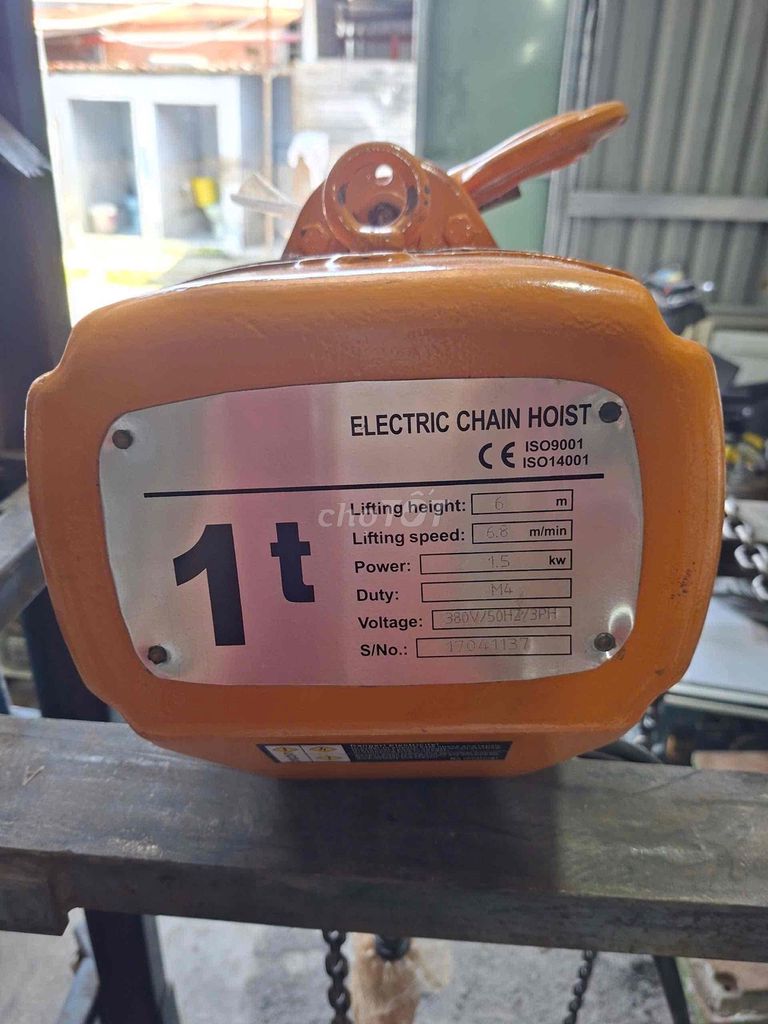 Pa lăng điện 1 tấn Cam. Mua bán Đồ chuyên dụng, Giống nuôi trồng tại Quận 8 Tp Hồ Chí Minh được đăng bởi nguyễn văn trung hình 1