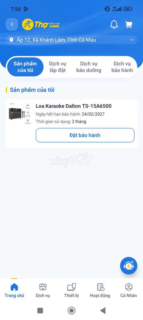 Loa karaoke Dalton TS-15A6500. Mua bán Tivi, Âm thanh tại Huyện U Minh Cà Mau được đăng bởi Lê Huynh hình 1