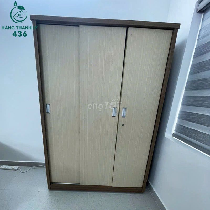 Tủ Quần Áo Gỗ Cửa Lùa Có Cánh Mở Mới 90%. Mua bán Tủ, kệ gia đình tại Quận Tân Phú Tp Hồ Chí Minh được đăng bởi Công Ty TNHH TM DV INKPRO hình 1