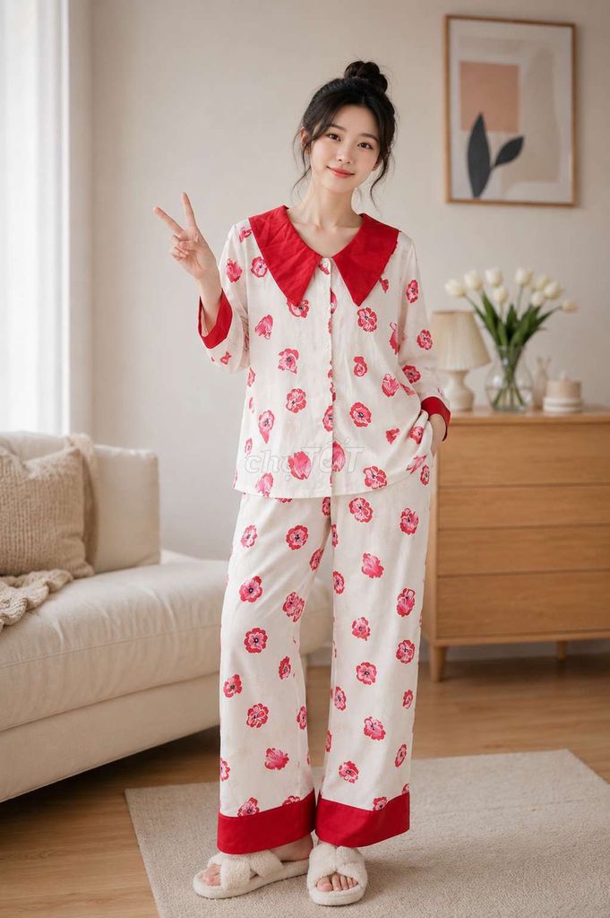 Đồ ngủ Pijama Nữ Lụa sữa. Mua bán Quần áo tại Thành phố Thuận An Bình Dương được đăng bởi híu đồ 2hand  hình 1