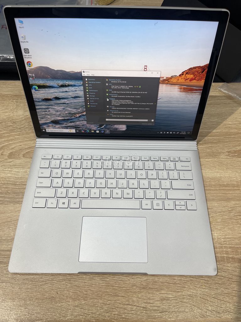 Surface Book 3 13 inch i7 Ram 16Gb vga rời,thanhly