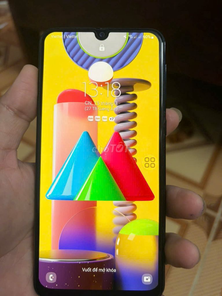 Samsung M31 Xanh Đã sử dụng. Mua bán Điện thoại tại Huyện Hóc Môn Tp Hồ Chí Minh được đăng bởi Gànhàđổ hình 1