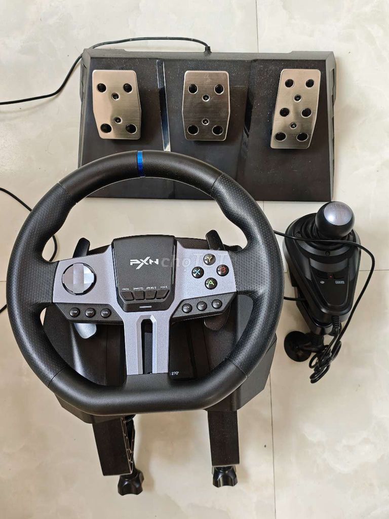 Vô lăng chơi game PXN V9 Gen2 Đen, Xám. Mua bán Thiết bị chơi game tại Thành phố Mỹ Tho Tiền Giang được đăng bởi Tài hình 1