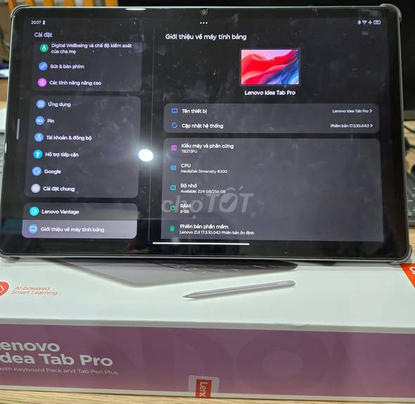 Lenovo Idea Tab Pro 8GB/256GB Xám. Mua bán Máy tính bảng tại Quận Ba Đình Hà Nội được đăng bởi Hội Đồ Điện Tử hình 1