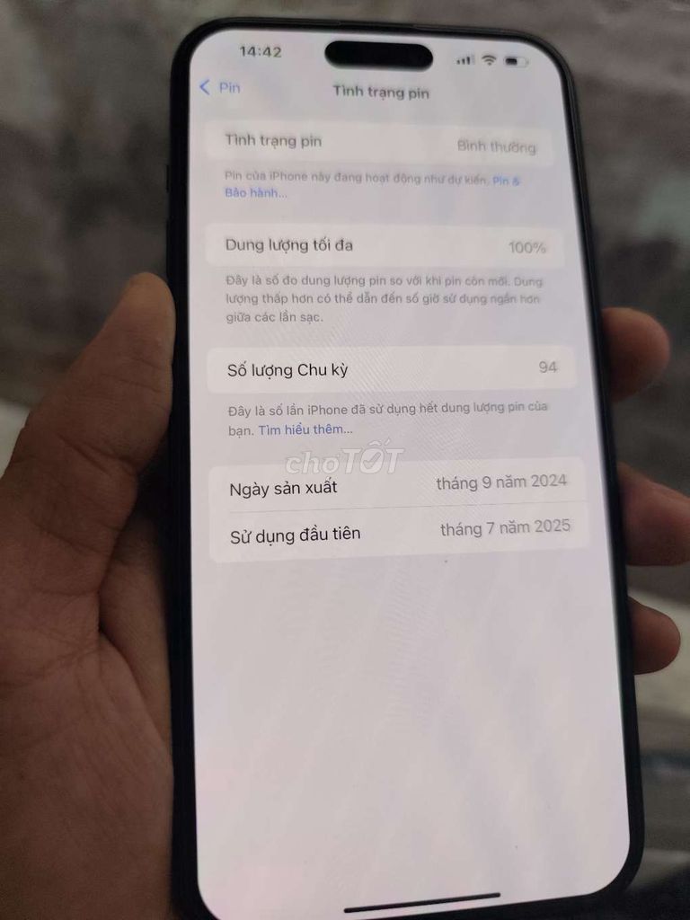 iPhone 15 Plus 128GB đen lock EID keng có gl. Mua bán Điện thoại tại Quận 12 Tp Hồ Chí Minh được đăng bởi Thành Công hình 1