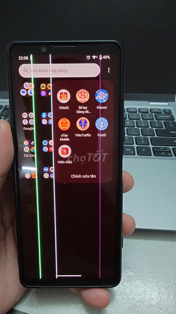 Bán Sony Xperia 5 Mark 4 Đen sọc màn hình. Mua bán Điện thoại tại Quận Đống Đa Hà Nội được đăng bởi QUANG HUY hình 1