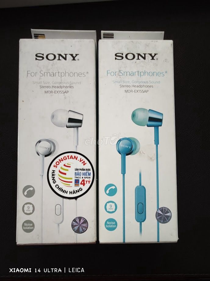 Tai nghe cắm dây SONY MDR-EX155AP. Mua bán Tivi, Âm thanh tại Quận Gò Vấp Tp Hồ Chí Minh được đăng bởi Lê Tâm hình 1