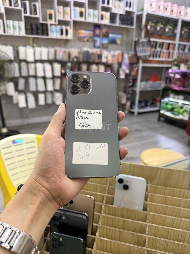 Apple iPhone 12 Pro Max 128GB QT ngon. Mua bán Điện thoại tại Quận Hải Châu Đà Nẵng được đăng bởi Hoàng Táo 273 Nguyễn Hoàng hình 1