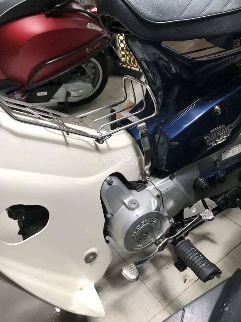Honda Super Cub 70 Custom (синий, белый)