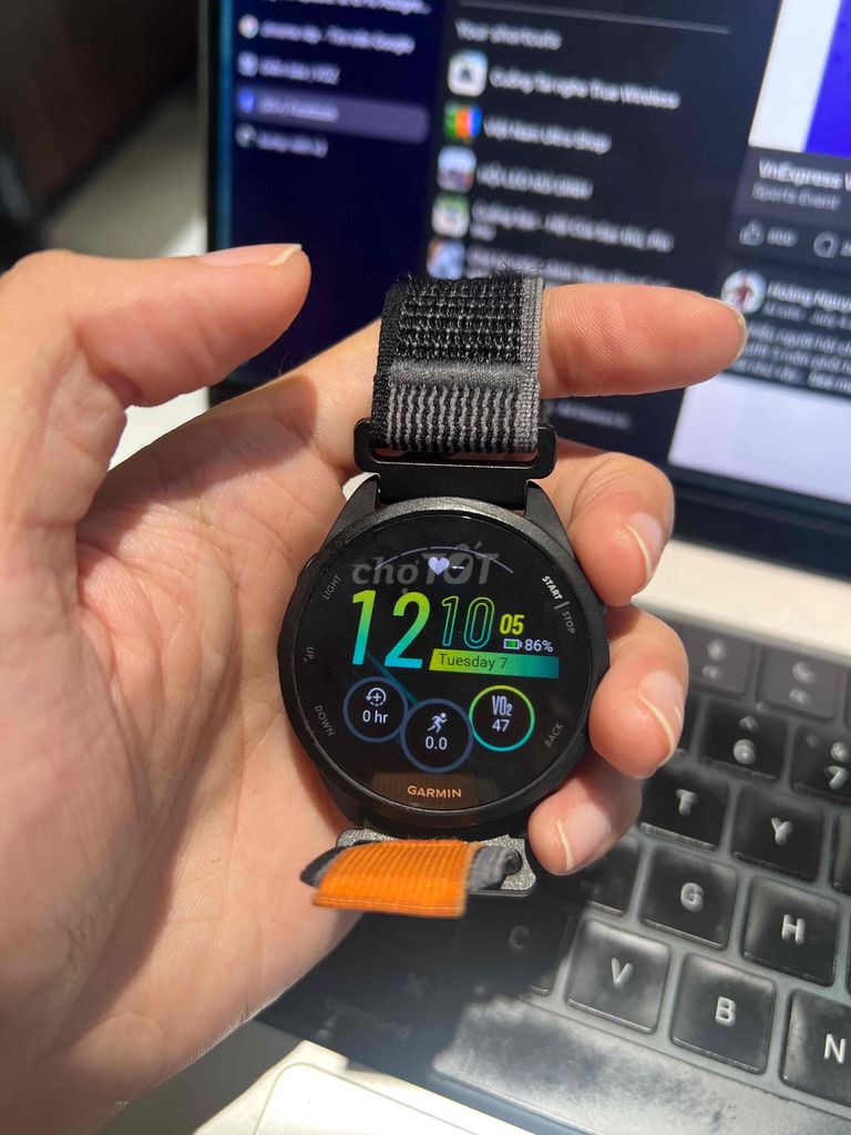 Garmin Forerunner 165 Đen Đã sử dụng. Mua bán Thiết bị đeo thông minh tại Quận 8 Tp Hồ Chí Minh được đăng bởi Nguyễn Duy Quang hình 1