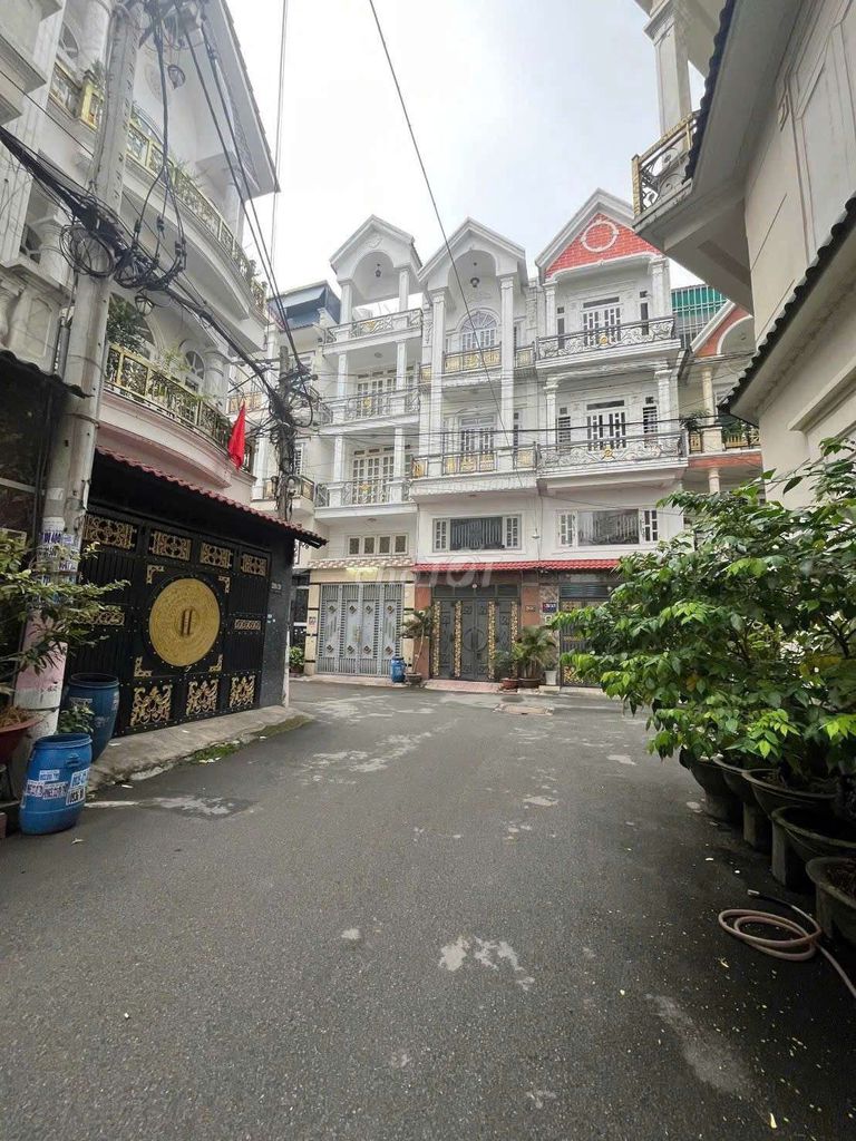 Nhỉnh 5 tỷ Nhà Phố 3 Tầng Góc 2MT Hẻm nhựa 7M Thông 1/ Hiệp Thành 13