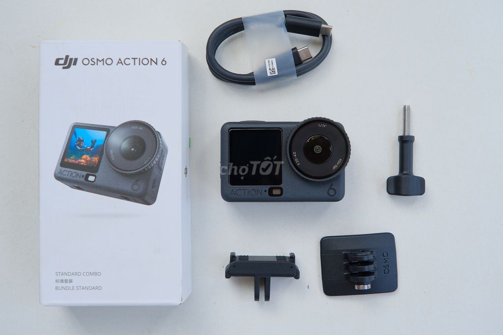 DJI Osmo Action 6 Standard Combo bh 4/2027.. Mua bán Máy ảnh, Máy quay tại Huyện Bình Chánh Tp Hồ Chí Minh được đăng bởi TRAN TAN hình 1